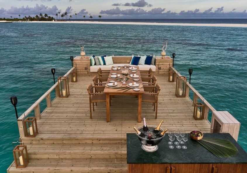 5° North By Finolhu Baa Atoll Destination Dining In The Middle Of The Lagoon Under The Sky