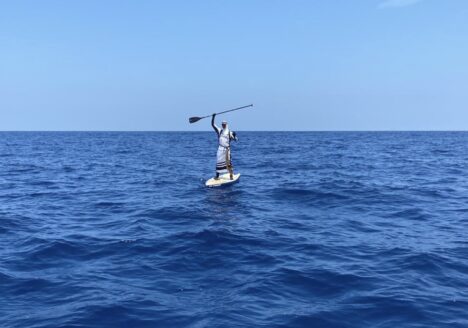 Damien Rider Completes 480KM Paddle Challenge – Maldives Virtual Tour