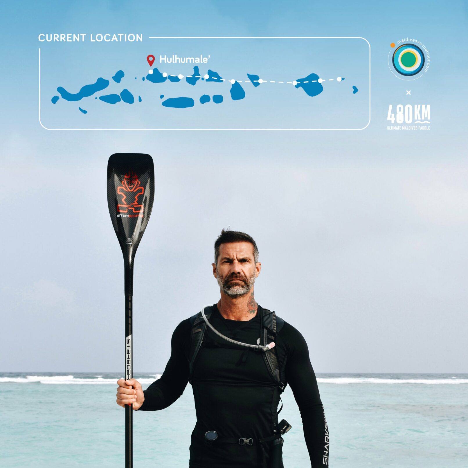 Damien Rider has officially started his journey – Maldives Virtual Tour